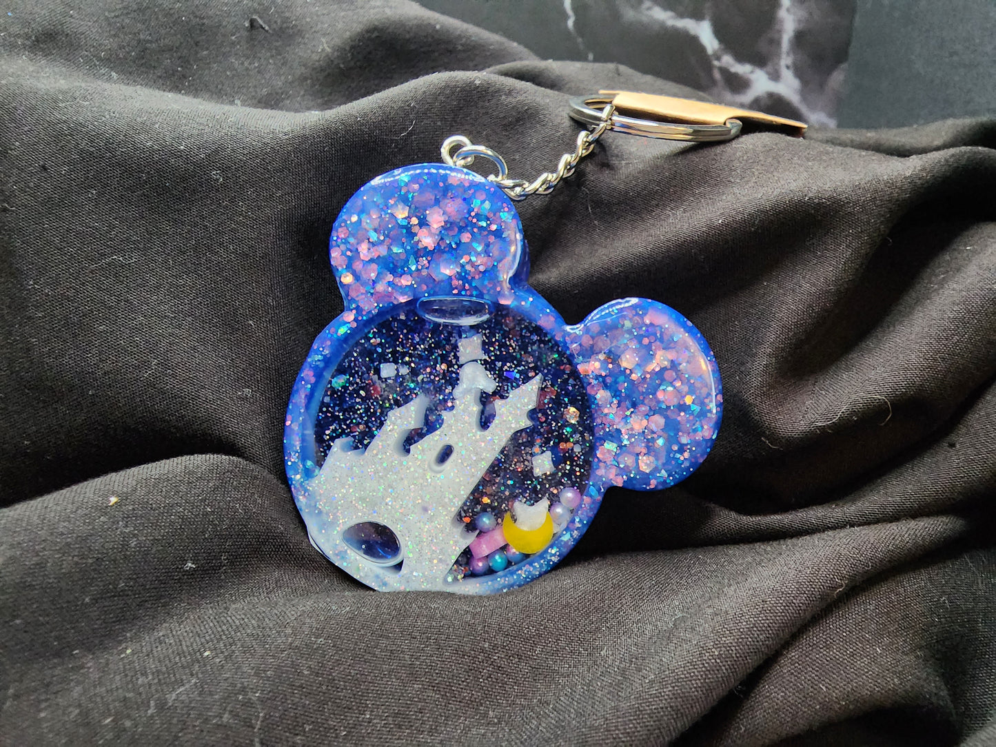 Mouse Head Shaker Keychains