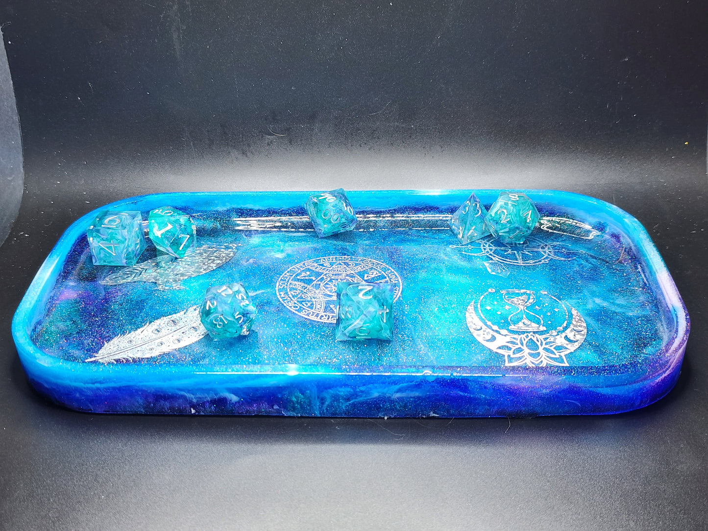 Abstract Style Dice Throwing Trays