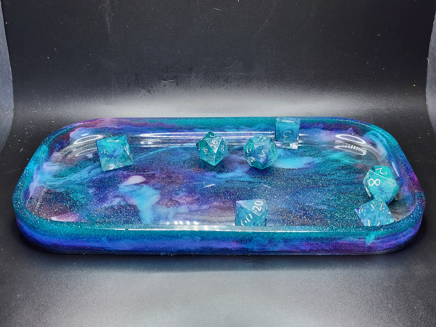 Abstract Style Dice Throwing Trays