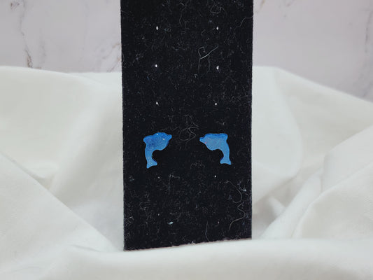 Dolphin Stud Earring