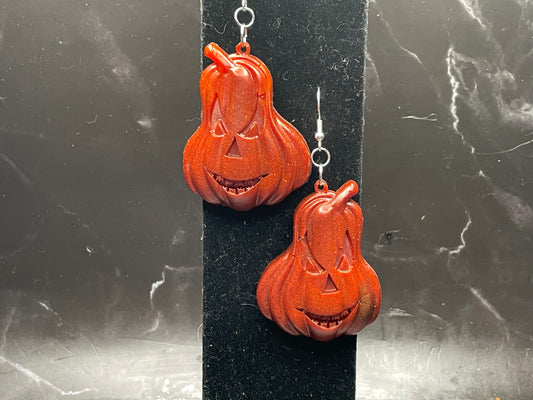 Scary Jack-o-Lantern Earrings