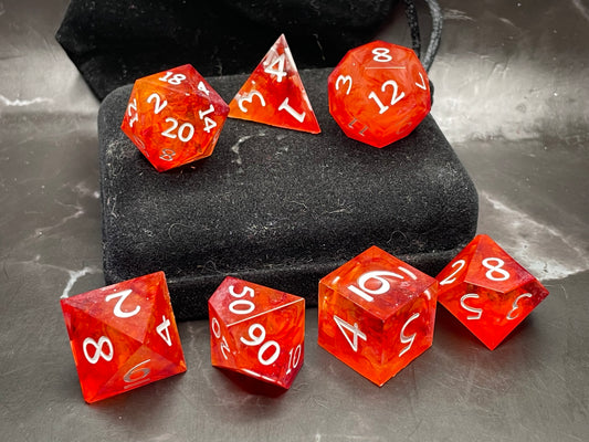 Flickering Flames Dice Set