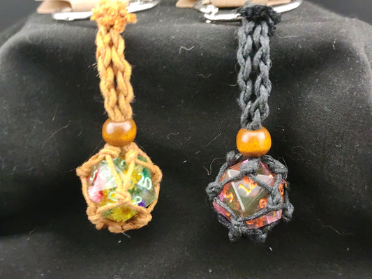 Playable D20 Keychain