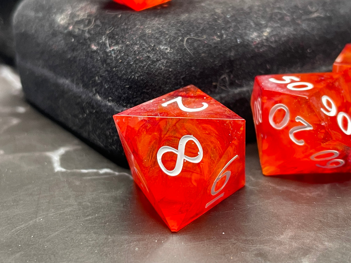 Flickering Flames Dice Set