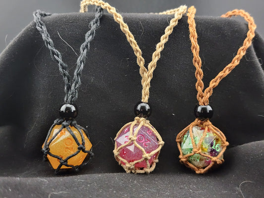 D20 Removable Cage Necklace