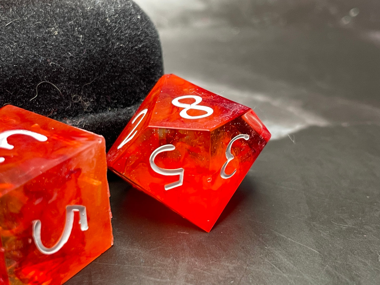 Flickering Flames Dice Set