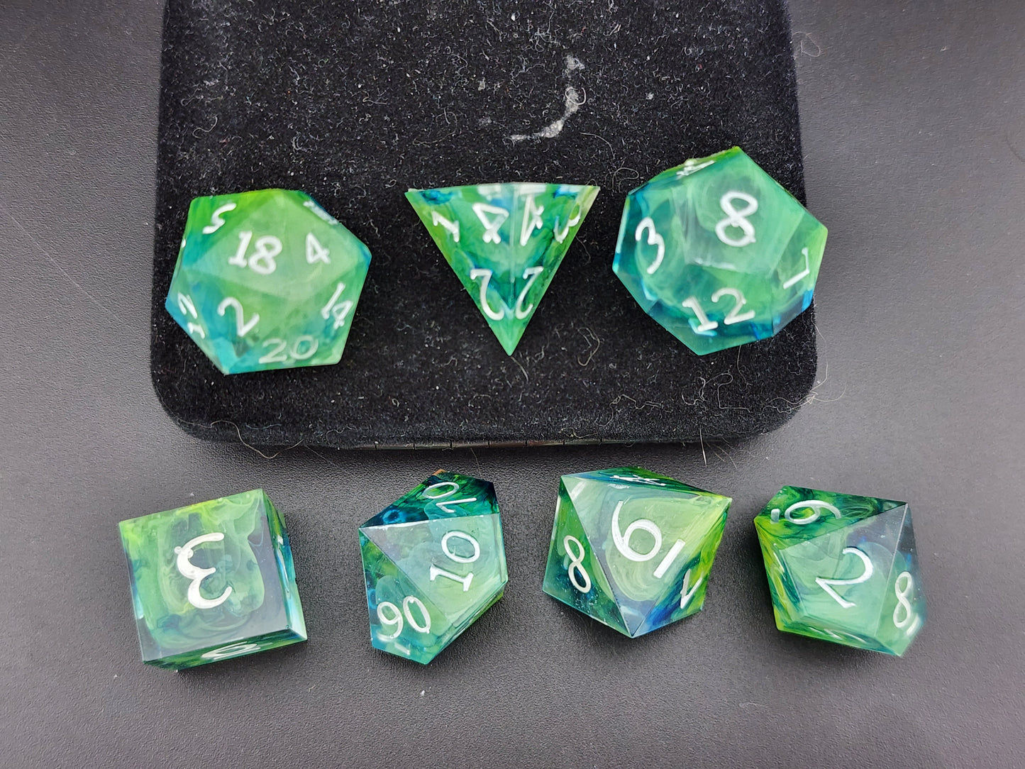 Water Irises Dice Set