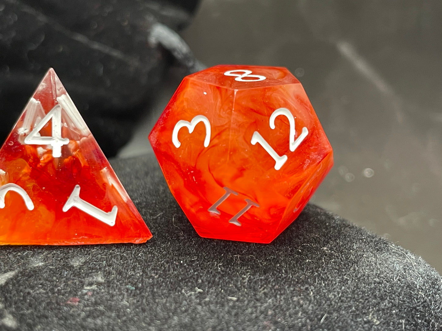 Flickering Flames Dice Set