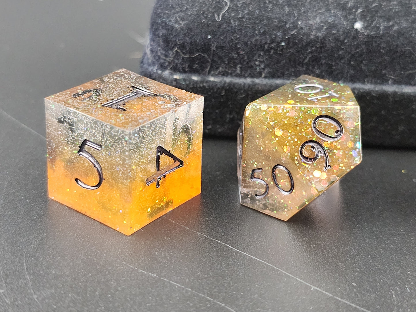 Spooky Sparkles Dice Set