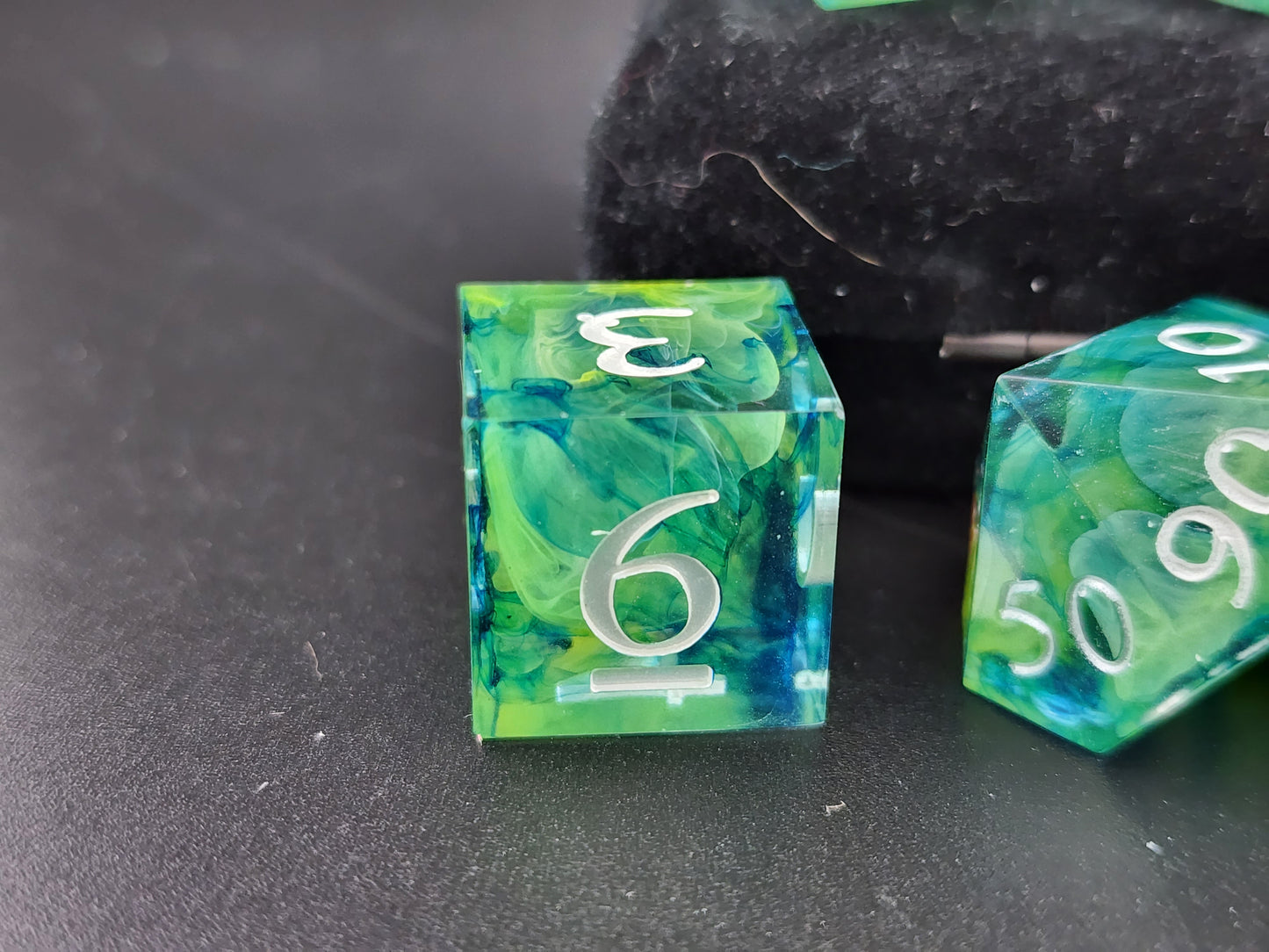 Water Irises Dice Set