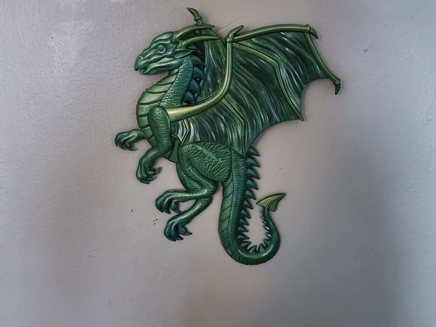Flying Green Dragon Wall Art