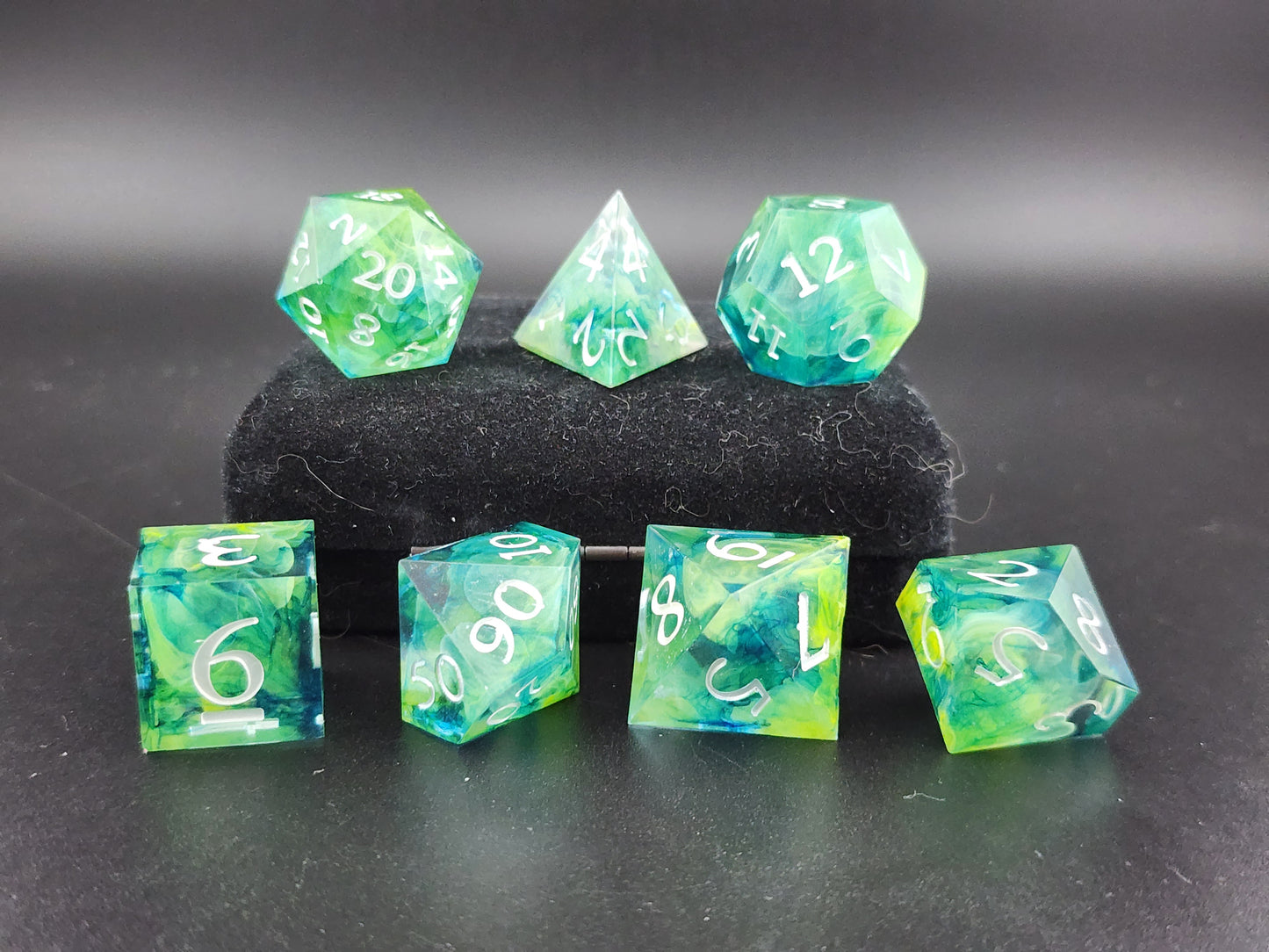 Water Irises Dice Set