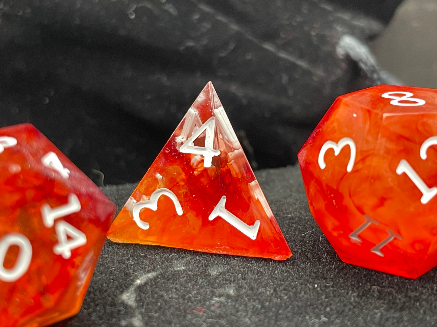 Flickering Flames Dice Set