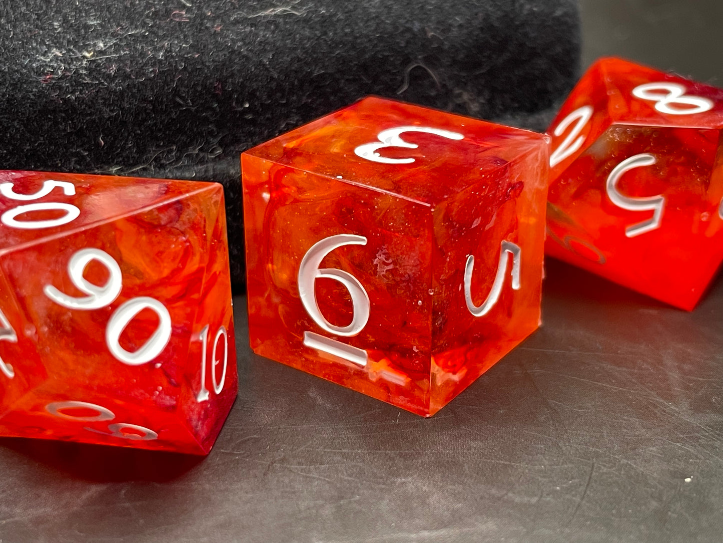 Flickering Flames Dice Set